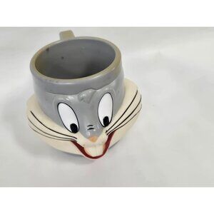 Vintage Bugs Bunny Mug Warner Brother Classic Cartoon Character 1992 Collector